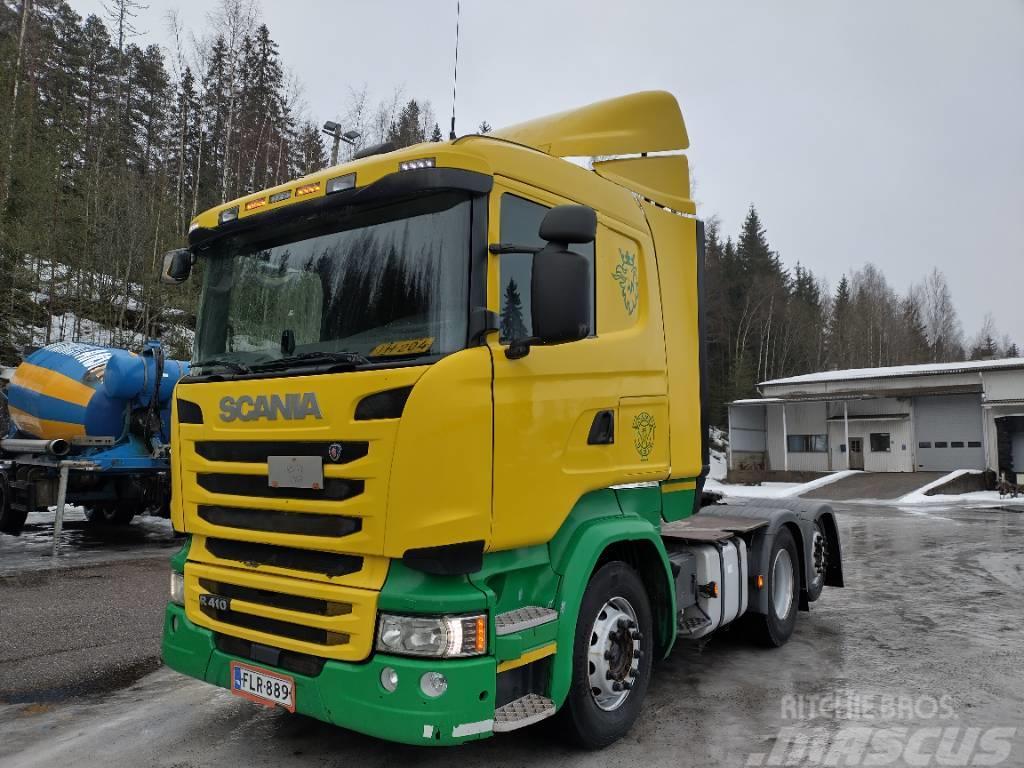 Scania R410 6x2 hydrauliikka, ADR,Euro6 Naudoti vilkikai