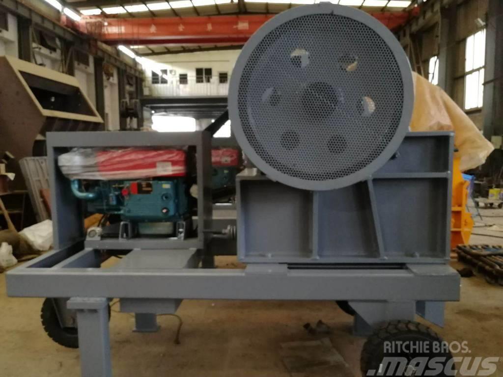 Kinglink PE250x400 Small Jaw Crusher With Diesel Engine Trupintuvai
