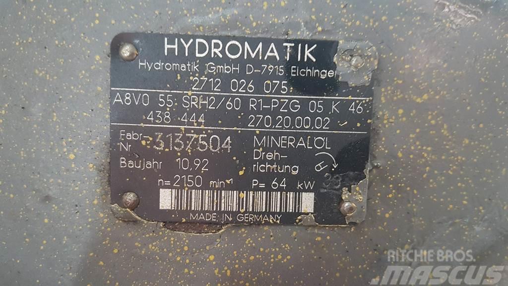 Hydromatik A8V055SRH2/60R1 -Zeppelin ZM15-Pump Hidraulikos įrenginiai