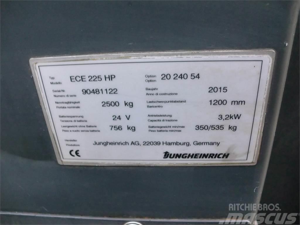 Jungheinrich ECE 225 HP 2400x540mm Mažų aukščių užsakytų prekių krautuvai