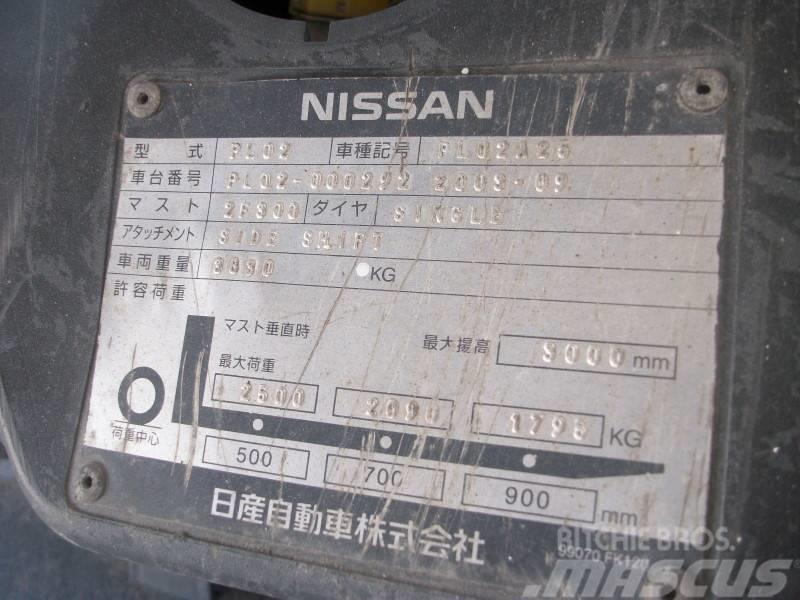 Nissan PL02A25 LPG (dujiniai) krautuvai