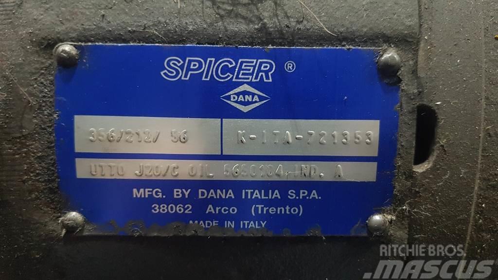 Spicer Dana 356/212/56 - Mecalac 714 MW - Axle Ašys