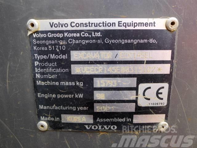 Volvo ECR145E Vikšriniai ekskavatoriai