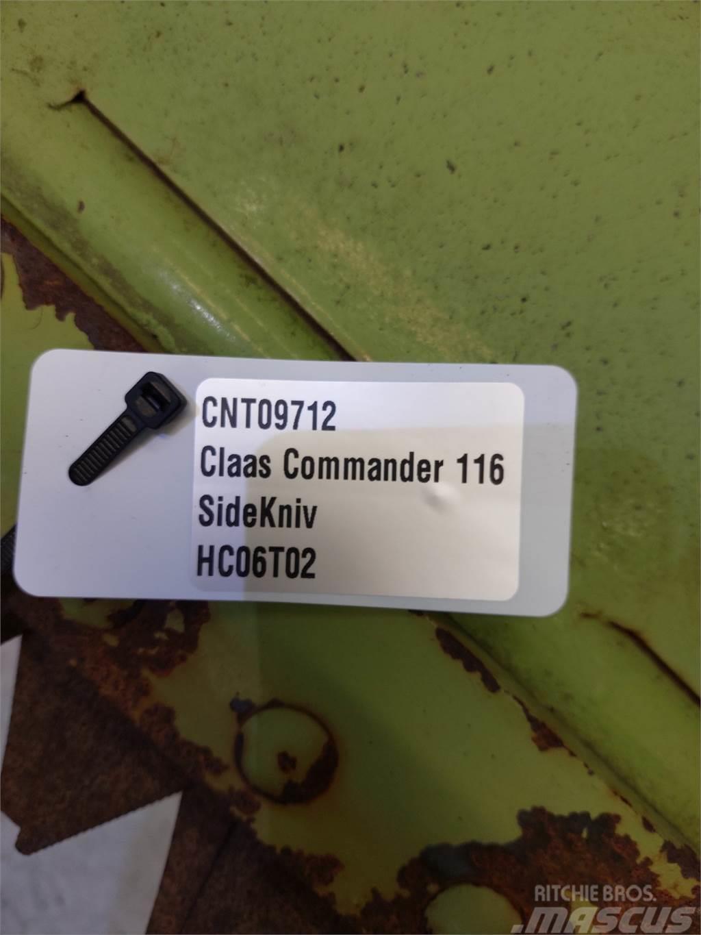 CLAAS Commandor 116 Derliaus nuėmimo kombainų priedai