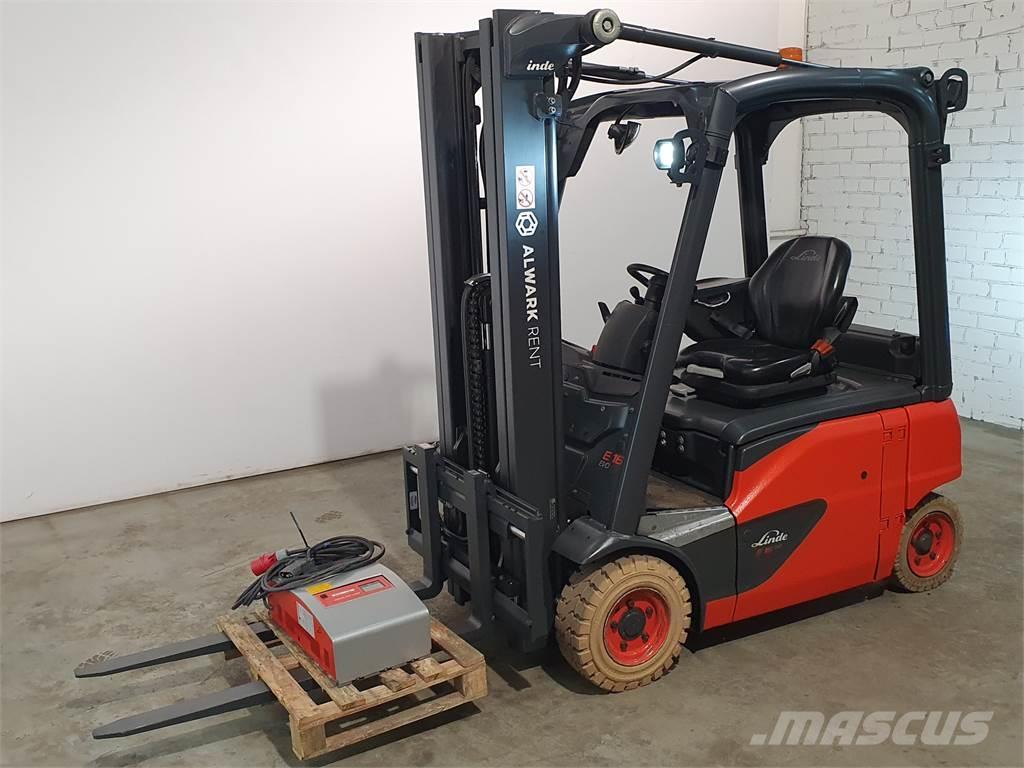 Linde E16P Elektriniai šakiniai krautuvai