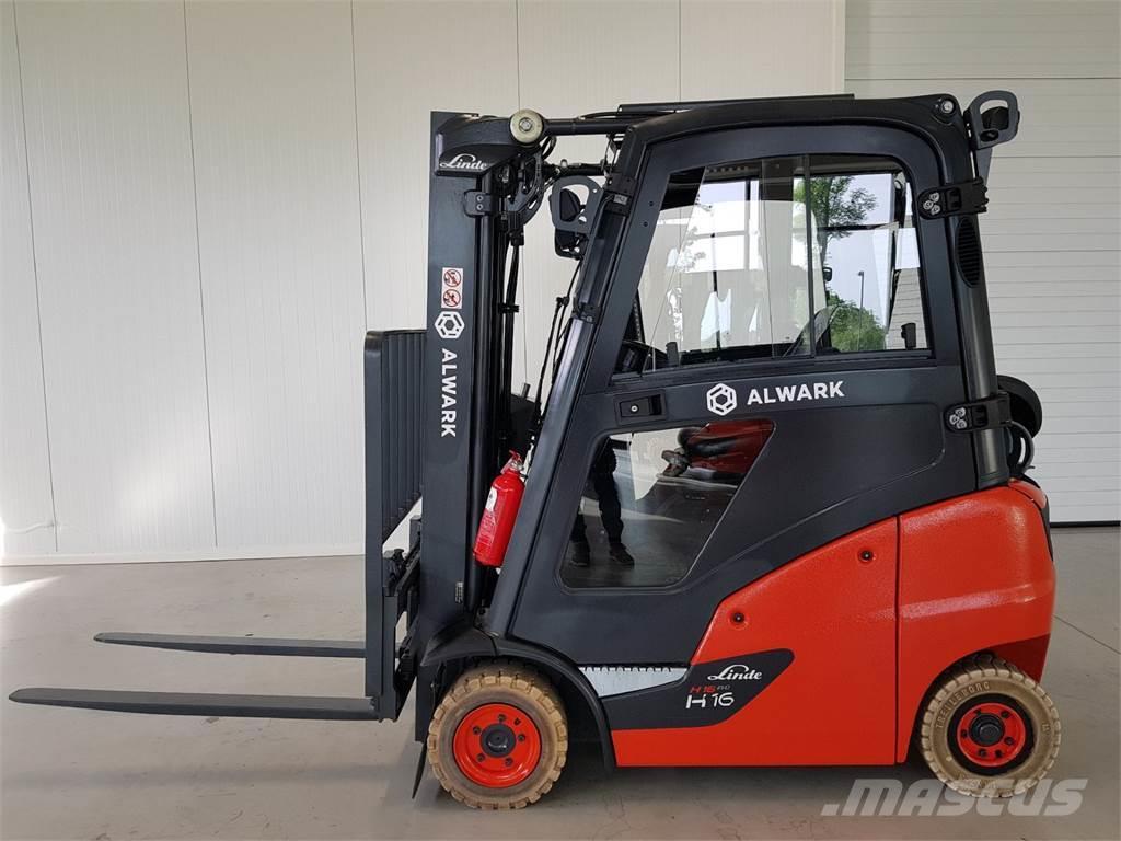 Linde H16T LPG (dujiniai) krautuvai