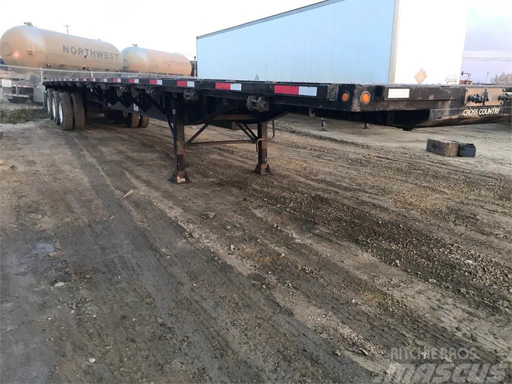  Cross Country 53' Tridem Flat Deck/Highboy Bortinių sunkvežimių priekabos su nuleidžiamais bortais