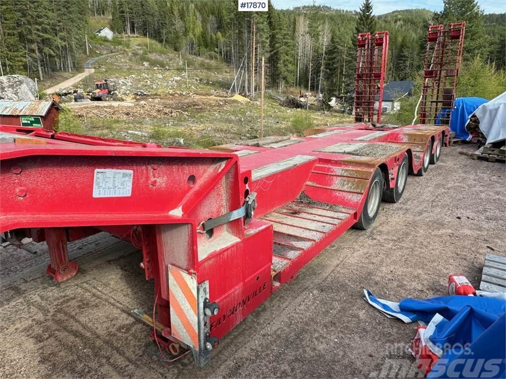 Faymonville TL40 Machine trailer w/ hydraulic driving bridge Kitos priekabos