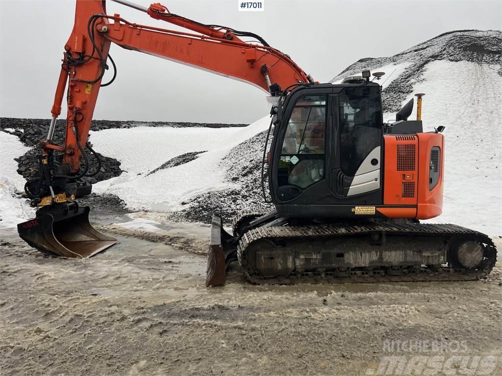 Hitachi ZX135us-6 excavator w/ gps, digging bucket, cleani Vikšriniai ekskavatoriai