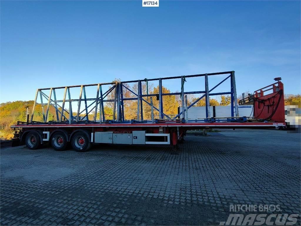 Kel-Berg Rett Semi-trailer with extension and hydraulic ste Kitos puspriekabės