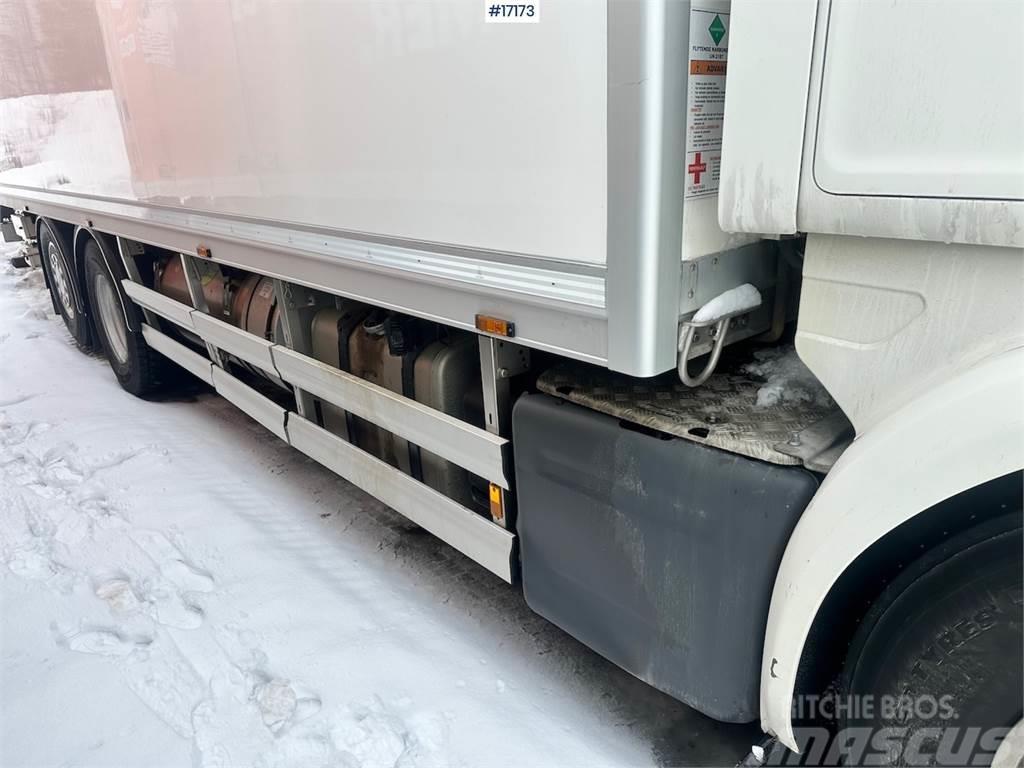 Scania G450 6x2 Box truck w/ fridge/freezer unit. Sunkvežimiai su dengtu kėbulu