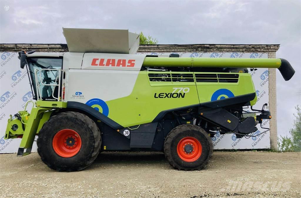 CLAAS LEXION 770 Derliaus nuėmimo kombainai