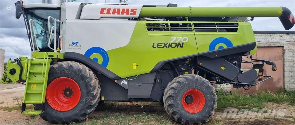 CLAAS LEXION 770 Derliaus nuėmimo kombainai