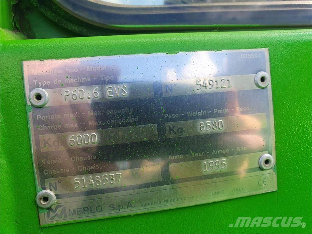 Merlo P60.6 EVS Frontaliniai krautuvai ir ekskavatoriai