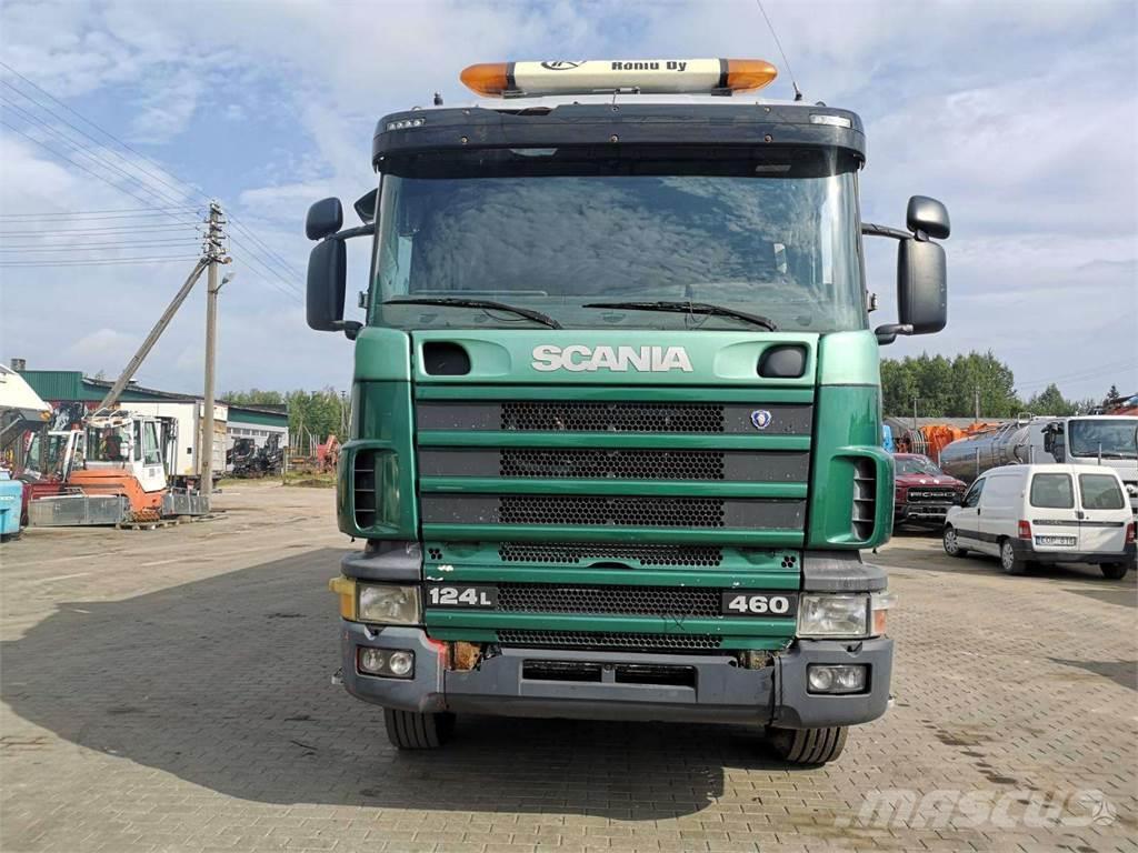 Scania 124L Savivarčių priekabų vilkikai