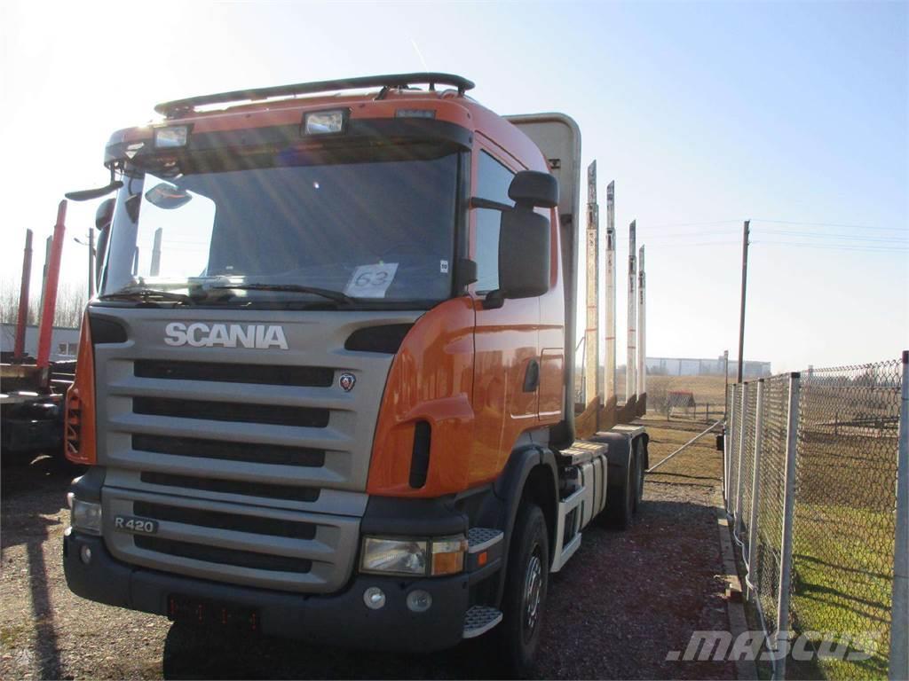 Scania R420 Miškovežių vilkikai