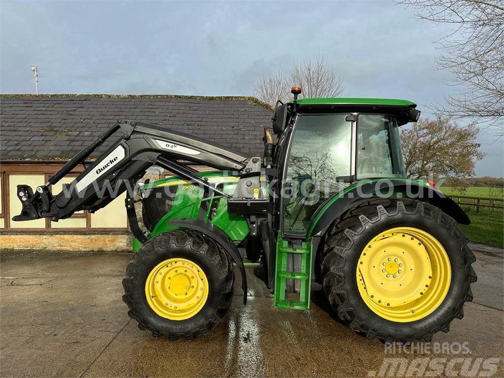 John Deere 6100MC Tractor c/w 2019 Quicke Q4M Loader Traktoriai