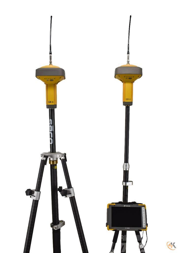 Topcon Dual GR-5+ UHF II GPS Kit w/ FC-5000 & Pocket-3D Kiti naudoti statybos komponentai