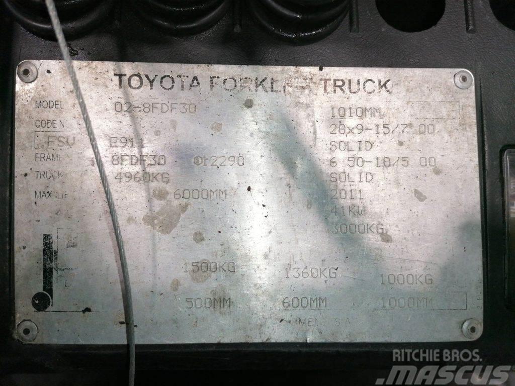 Toyota 02-8FDF30 Dyzeliniai krautuvai