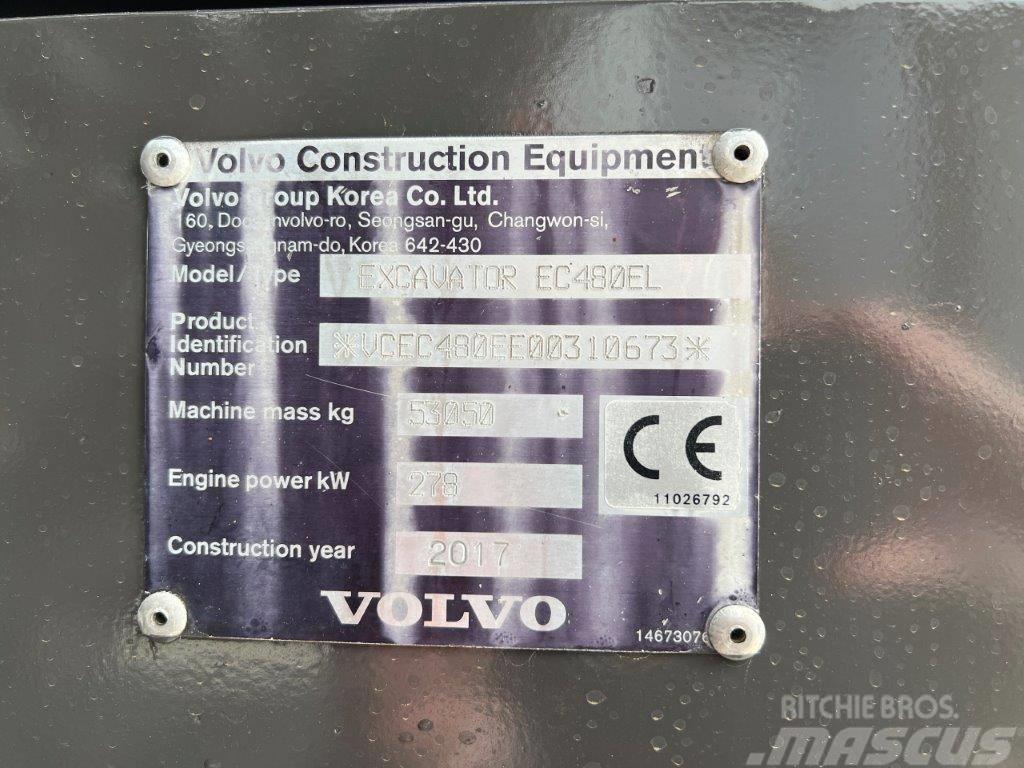 Volvo EC480EL Vikšriniai ekskavatoriai