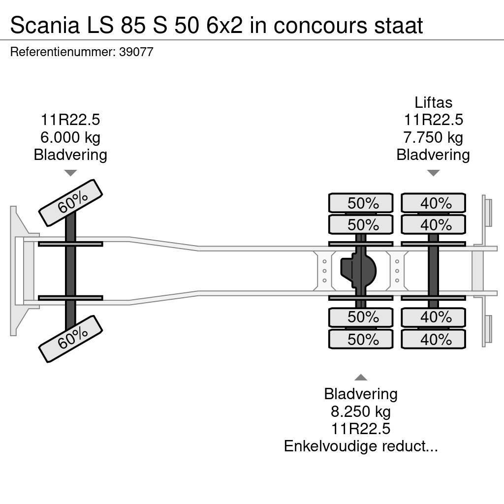 Scania LS 85 S 50 6x2 in concours staat Sunkvežimiai su dengtu kėbulu