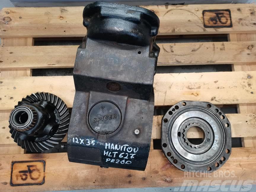 Manitou MLT 627 {Spicer 12X35} differential Ašys