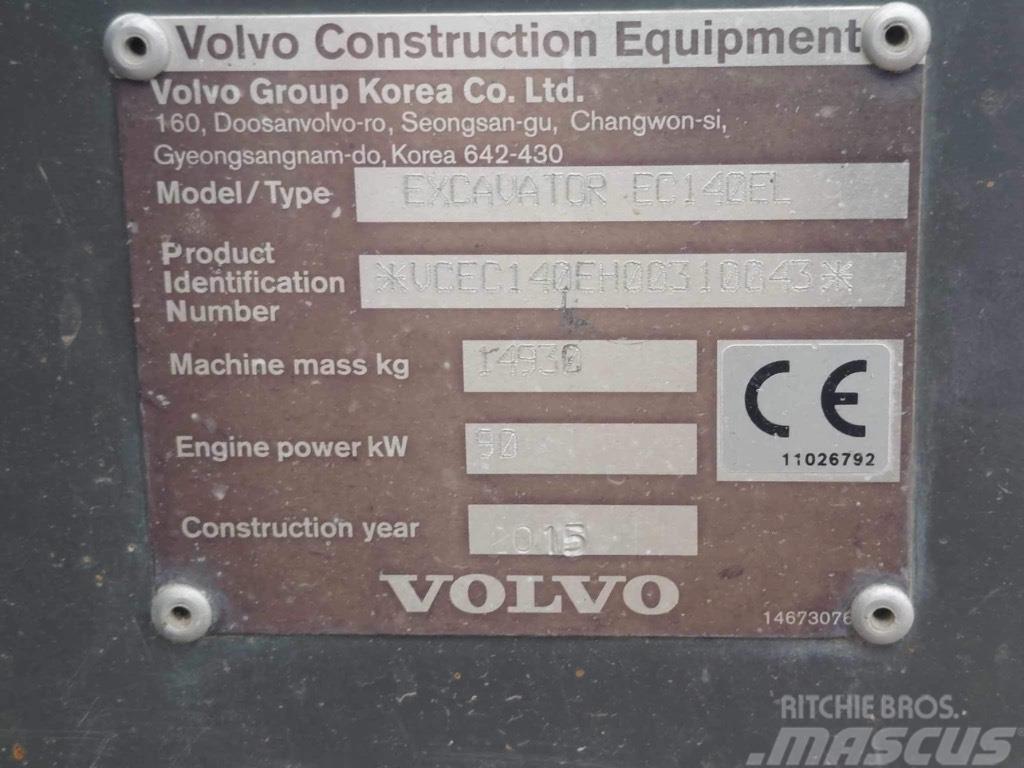 Volvo EC 140 EL Vikšriniai ekskavatoriai