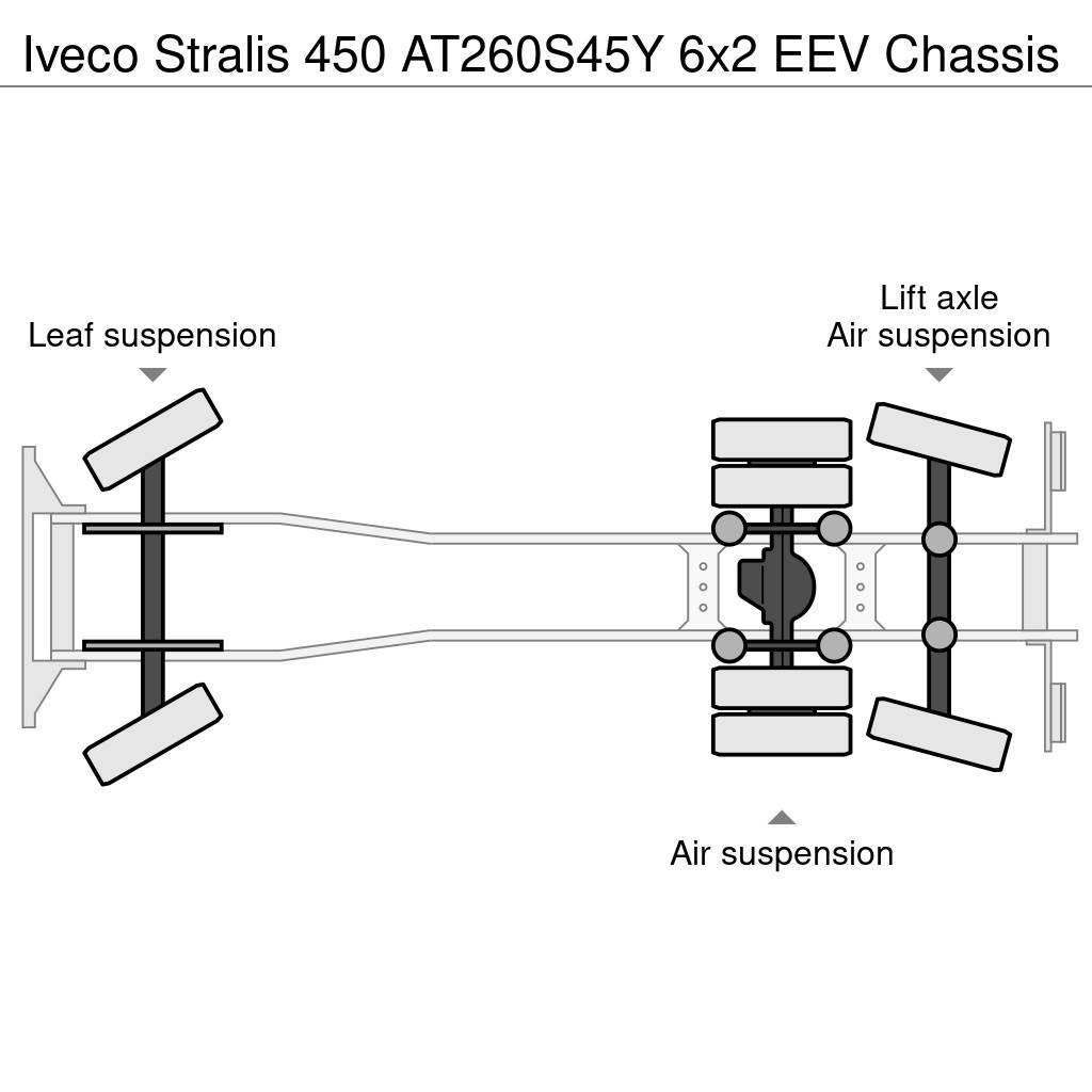 Iveco Stralis 450 AT260S45Y 6x2 EEV Chassis Važiuoklė su kabina