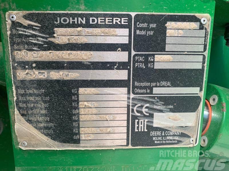John Deere M732 Prikabinami purkštuvai