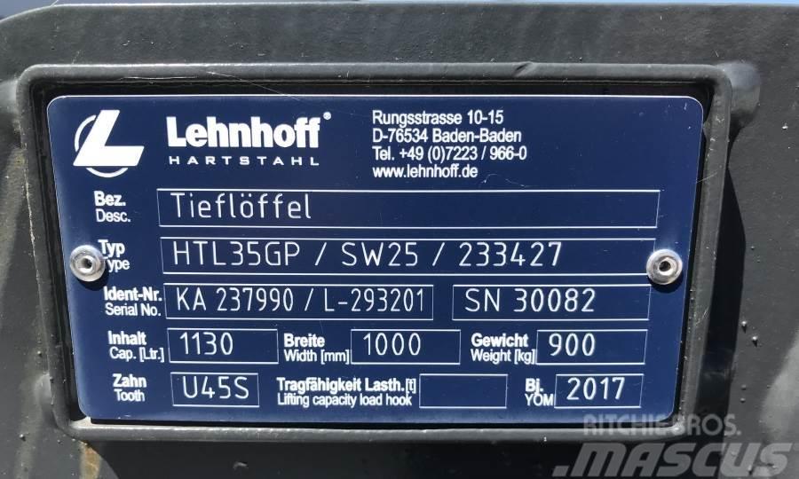 Lehnhoff 100 CM / SW25 - Tieflöffel Tranšėjų kasimo technika
