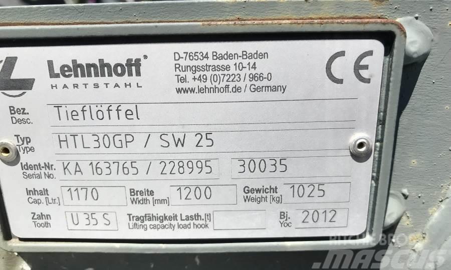 Lehnhoff 120 CM / SW25 - Tieflöffel Tranšėjų kasimo technika