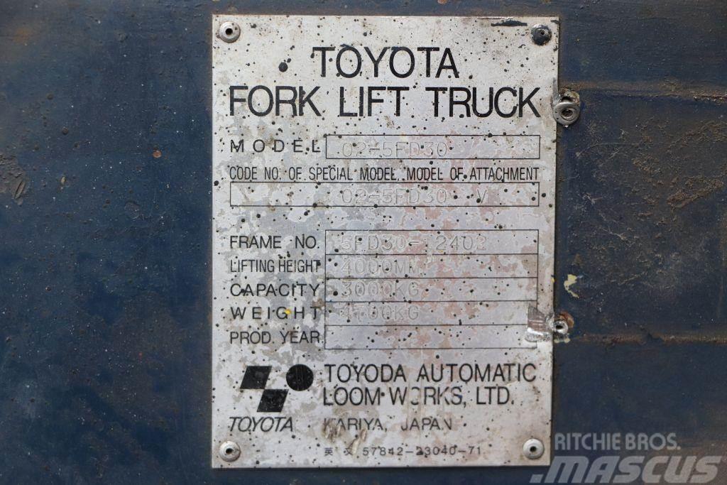 Toyota 02-5FD30 Dyzeliniai krautuvai