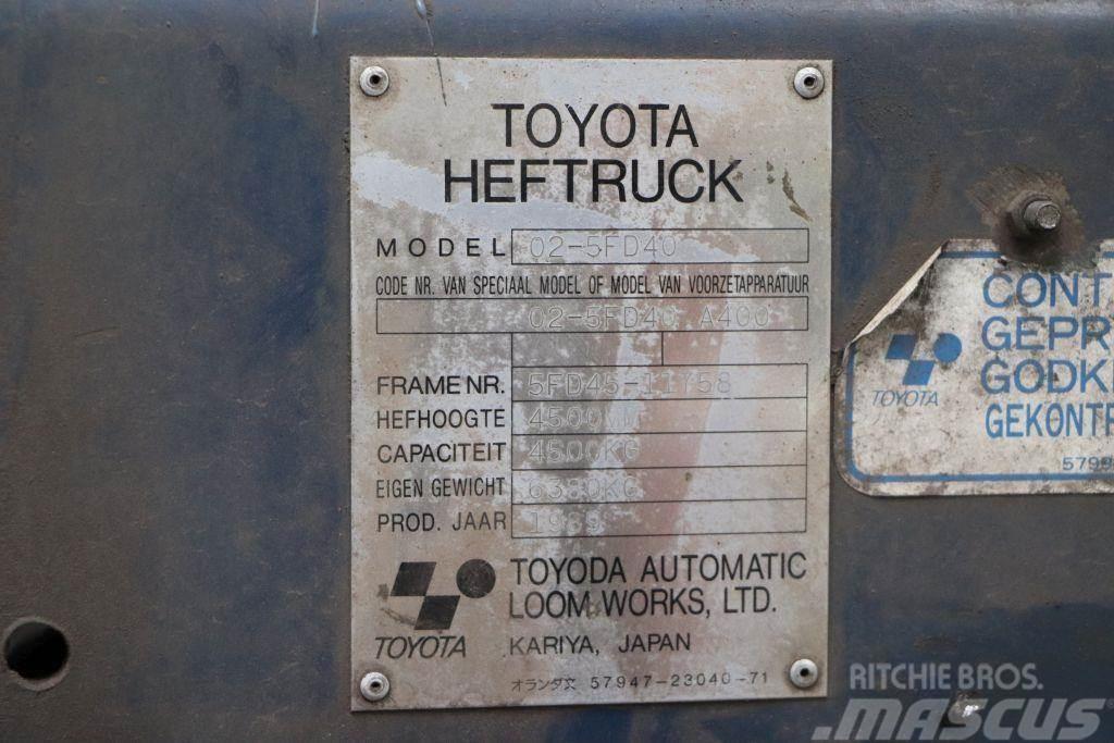 Toyota 02-5FD40 Dyzeliniai krautuvai