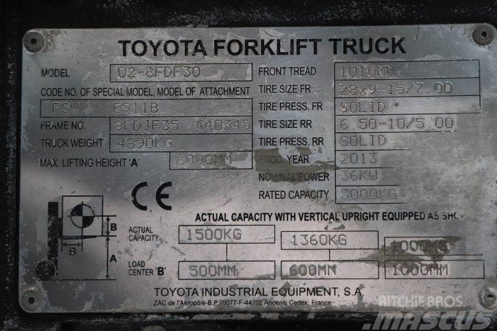 Toyota 02-8FDF30 Dyzeliniai krautuvai