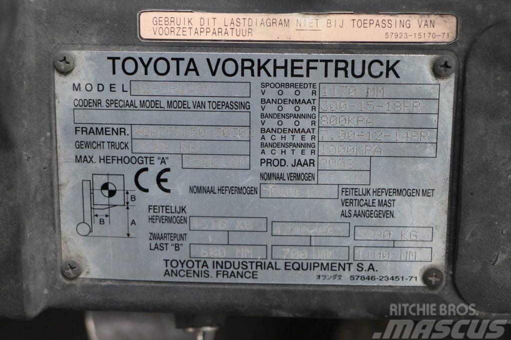 Toyota 42-7FDA50 Dyzeliniai krautuvai