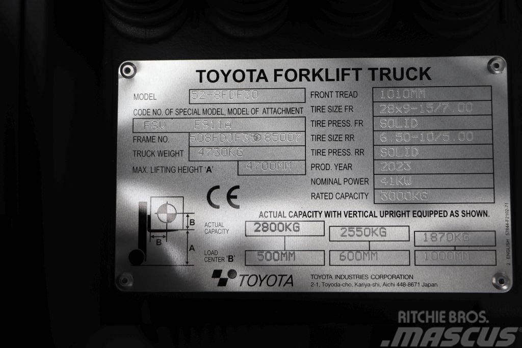 Toyota 52-8FDF30 Dyzeliniai krautuvai