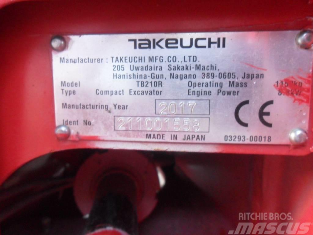 Takeuchi TB210R Mini ekskavatoriai < 7 t