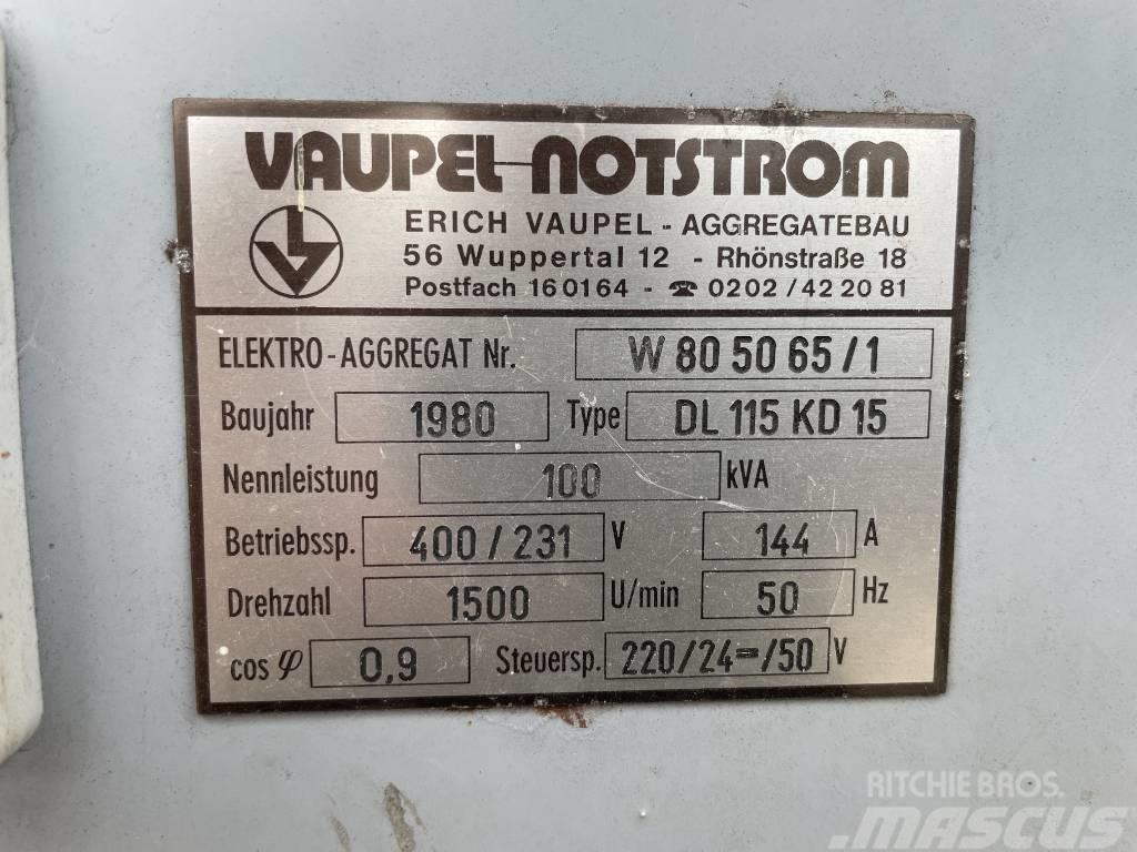  Notstromaggregat Vaupel 100 kVA Dyzeliniai generatoriai