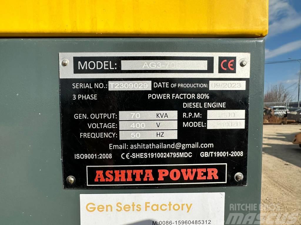 Ashita AG3-70E Dyzeliniai generatoriai
