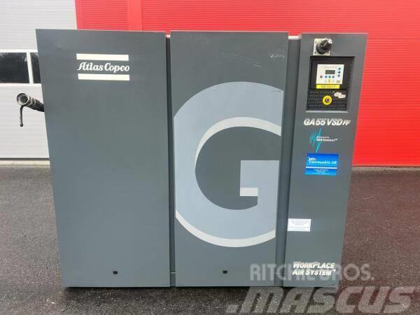 Atlas Copco Compressor, Kompressor GA 55 VSD FF Kompresoriai