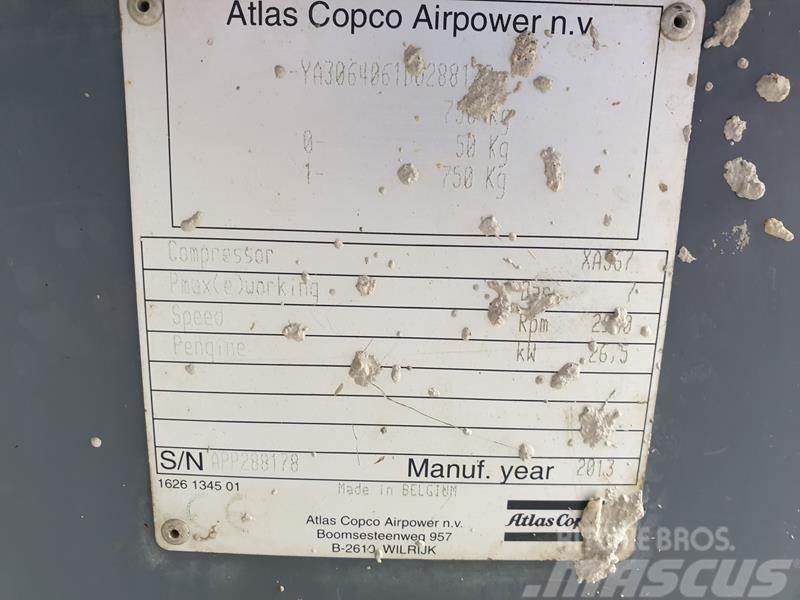 Atlas Copco XAS 67 KD Kompresoriai