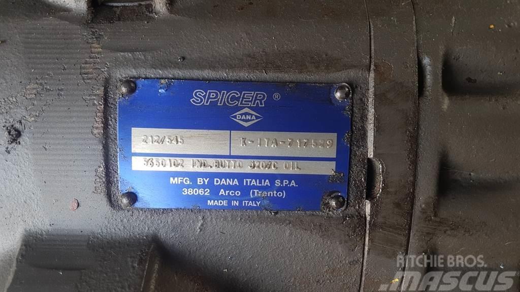 Spicer Dana 212/545 - Mecalac 714 MW - Axle Ašys