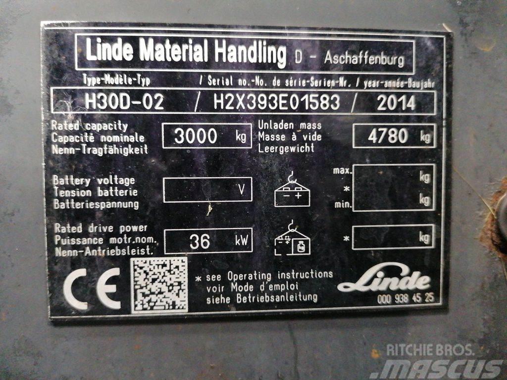 Linde H30D-02 Dyzeliniai krautuvai