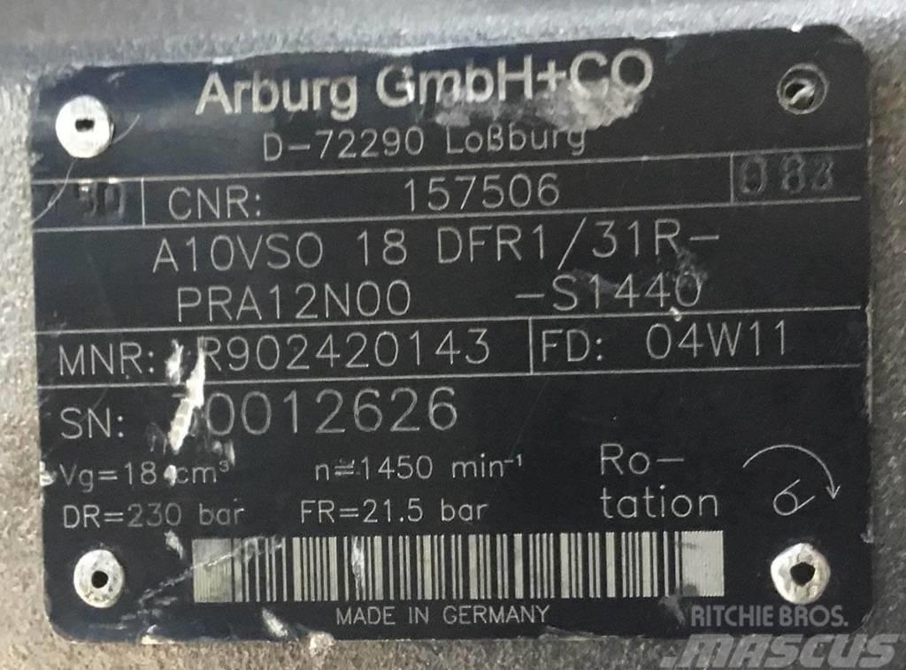  Arburg Gmbh+CO A10vs018 Hidraulikos įrenginiai