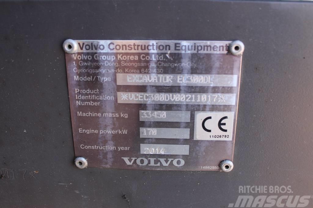 Volvo EC 300 D L / Pyörittäjä, Leica 3D, Kuokkakauha, YM Vikšriniai ekskavatoriai