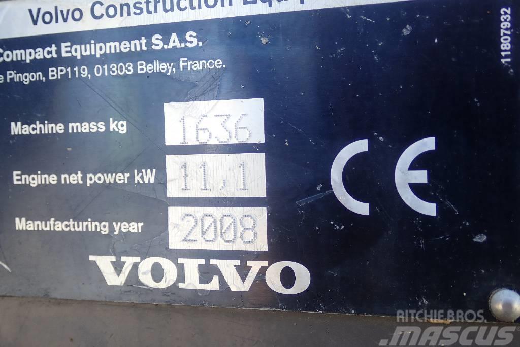 Volvo EC 15 B Mini ekskavatoriai < 7 t