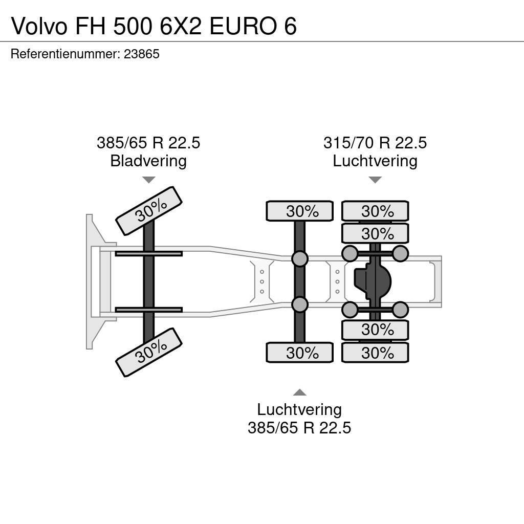Volvo FH 500 6X2 EURO 6 Naudoti vilkikai