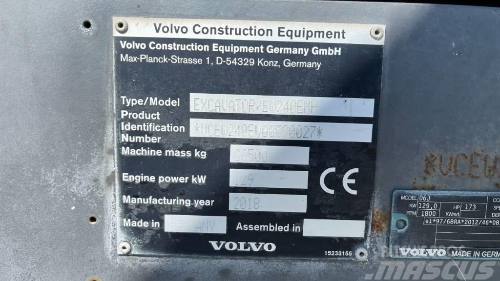 Volvo EW240EMH Atliekų / pramoniniai krautuvai