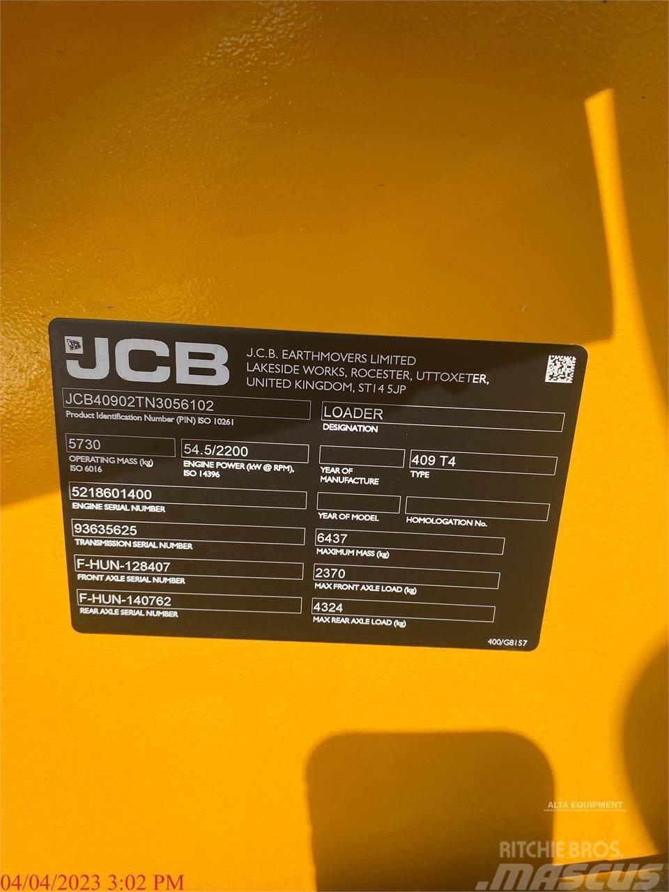 JCB 409 Naudoti ratiniai krautuvai