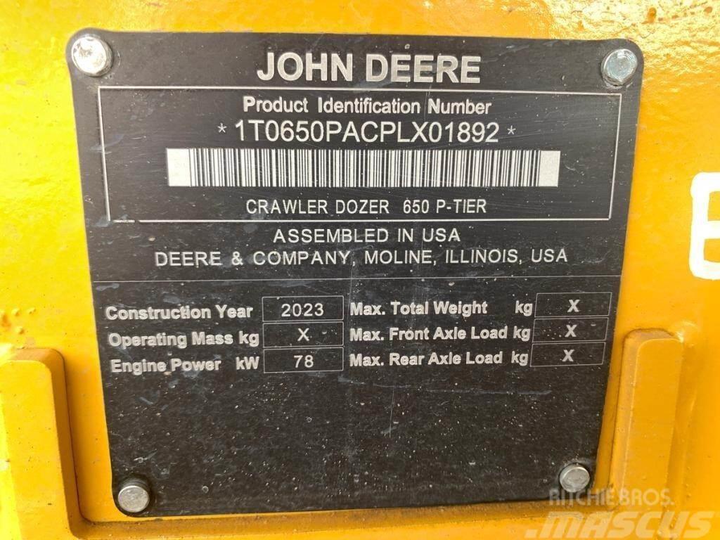 John Deere 650P LGP Vikšriniai buldozeriai